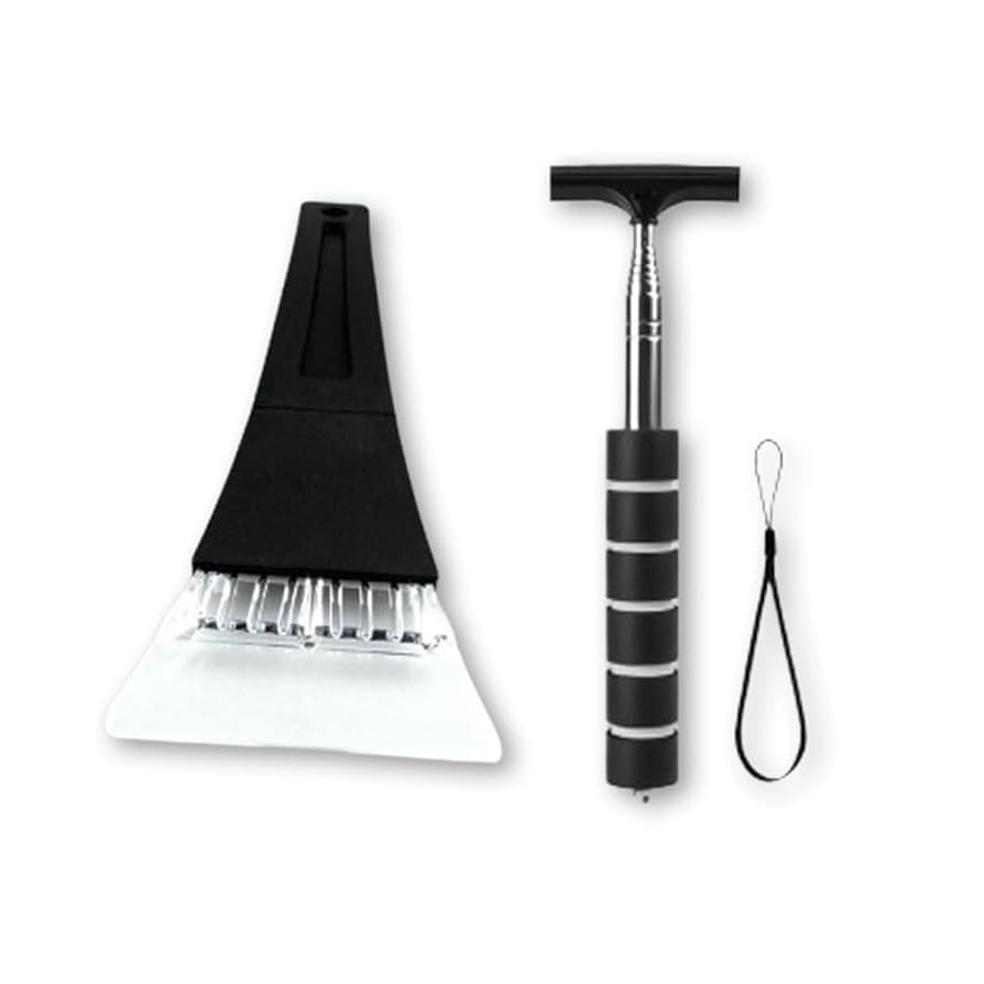 延長ポール付 水切りワイパー Amazon.co.jp: 車用 ブラック 洗車用スクイージー ガラス